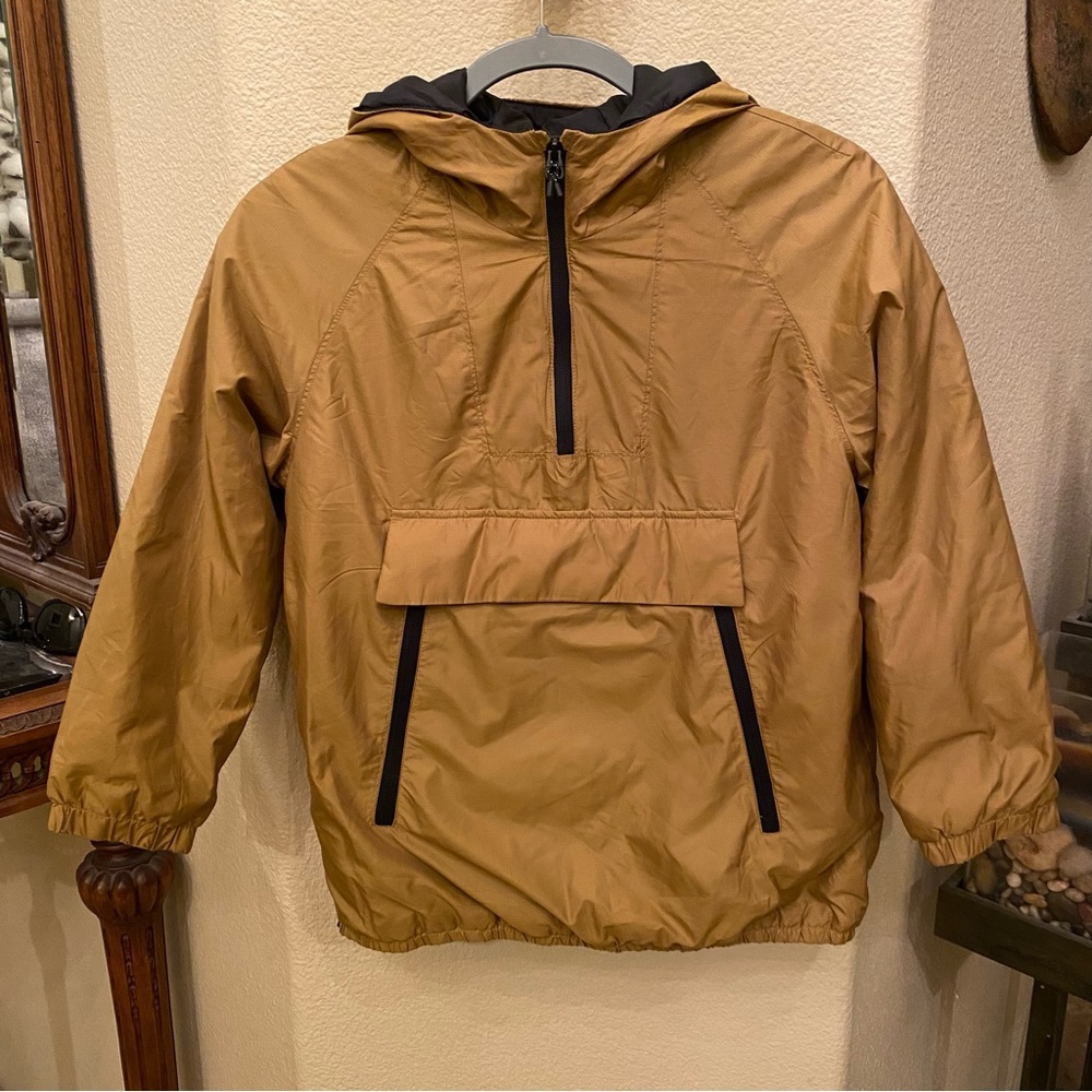 Zara Kids Tan Brown Hooded Raincoat